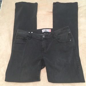 CAbi Gray Slim Boot Cut Jeans
